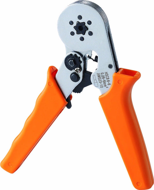 1PC MINI-TYPE Self-Adjustable Crimping Plier For Ferrules Hexagonal  0.25-6mm