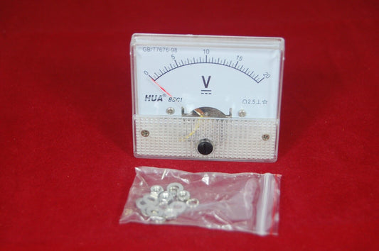 1PC DC 0-20V Analog 85C1 Voltage Analogue Panel meter Directly connnected