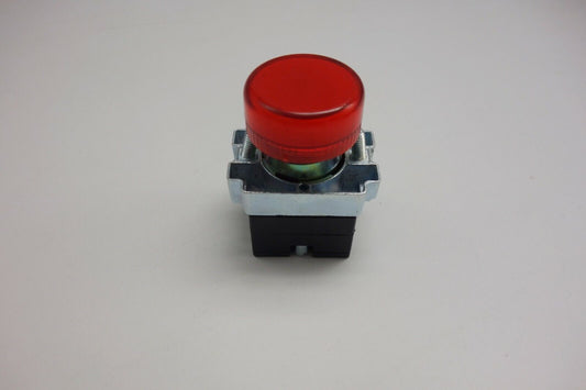 1PC 22MM RED LED Pilot Fits XB2BV64 direct BA9S 220V AC LED Blub included