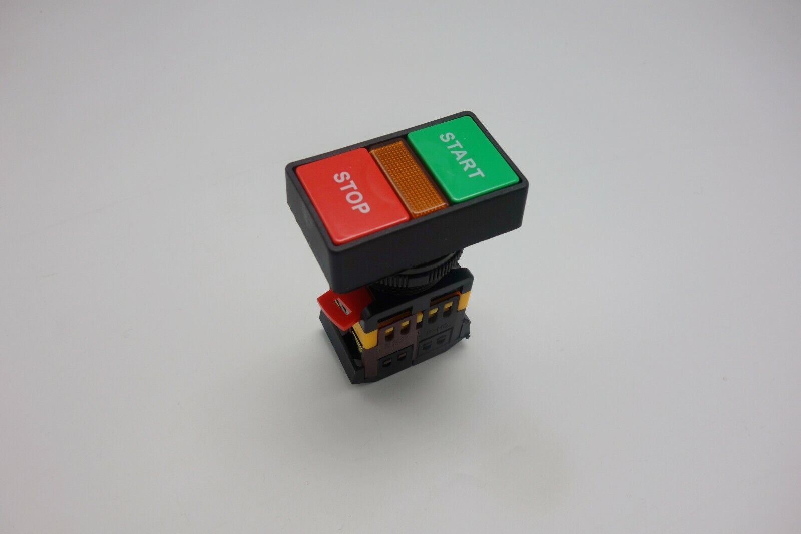 30MM Double head START STOP PUSH BUTTON 120V AC/DC LED illuminated Momentary 