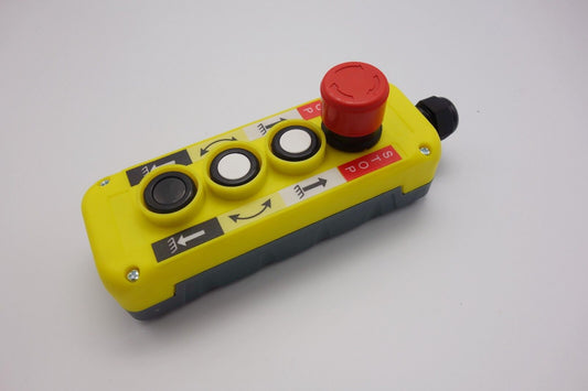 1PC 3 Buttons with Emergency Stop Hoist And Crane Pendant Control Station COP