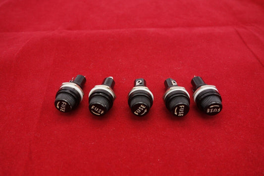 5PCS Panel Mounting Dia.12.1mm Fuse holder Screw type for 5x20mm fuse PTF75B