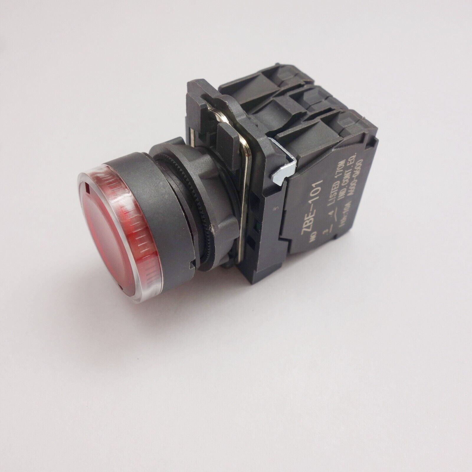 Illuminated pushbutton with flush push Fits XB5AW34B5 RED 24V LED Momentary