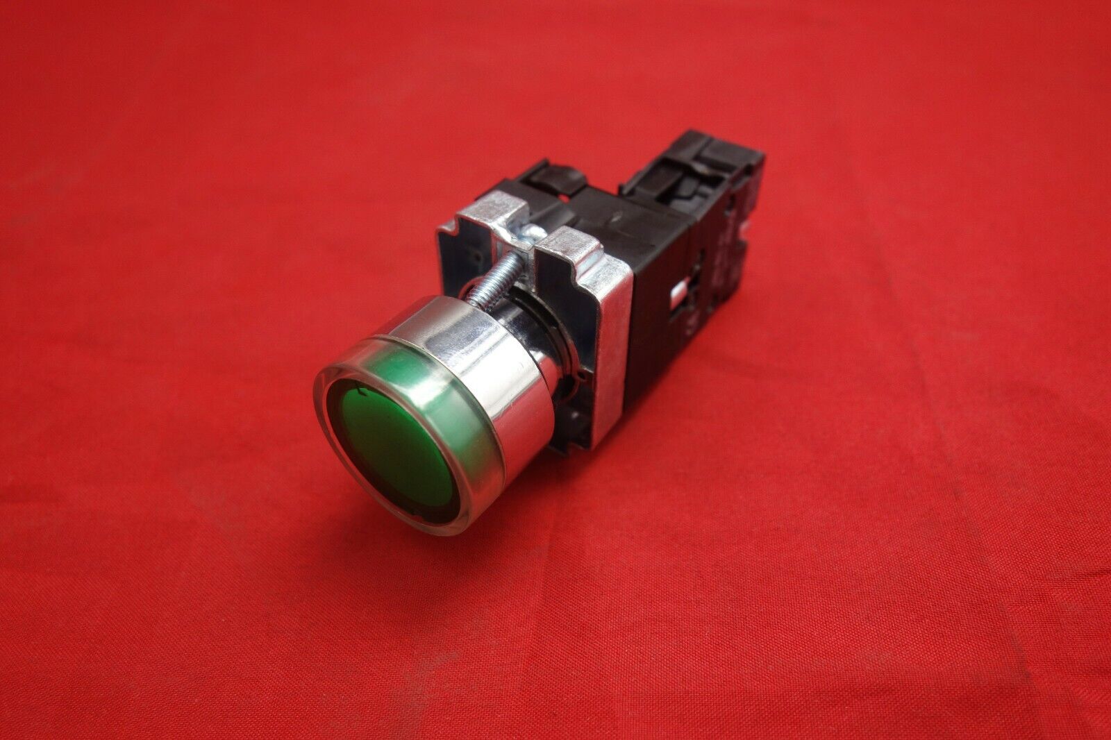 1PC FITS XB2BW33B1 Momentary Green Pushbutton With 24V LED Pilot Light Lamp