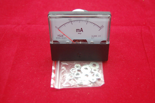 1PC AC 0-30mA  Analog Ammeter Panel AMP Current Meter 60*70MM directly Connect