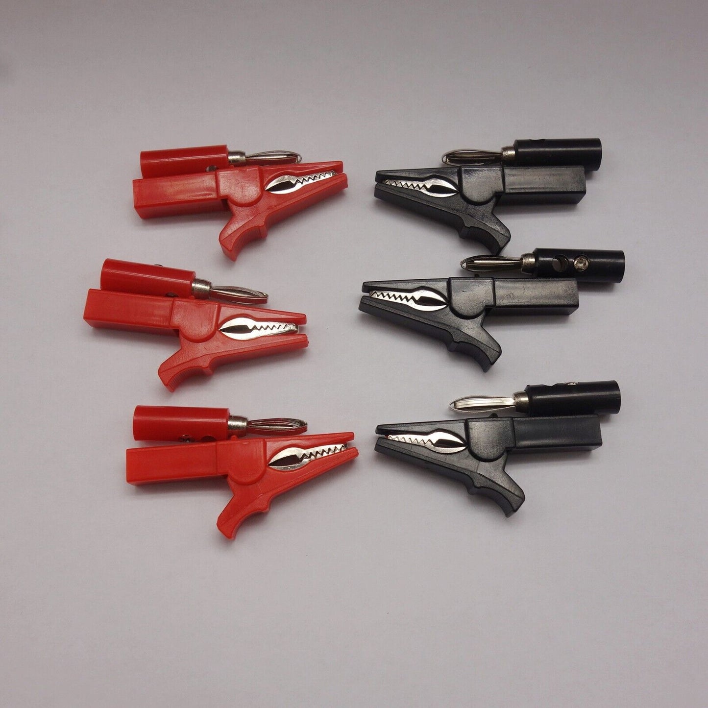 3 Pairs Crocodile/ Alligator/ Electrical Clips 55mm (2.16") Length with terminal