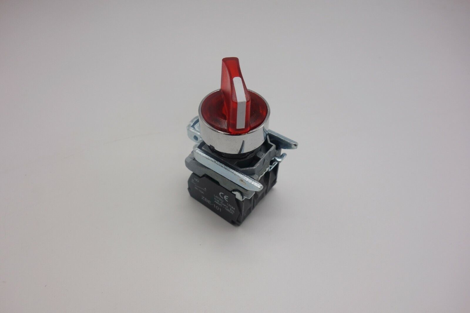 1PC 22mm ILlUMINATED Selector switch 2 Position Fits RED XB4BK124G5 110V LED