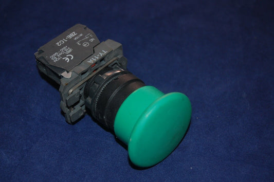 1PC  Φ40mm Green Mushroom Head pushbutton Spring return Fits XB5 AC31