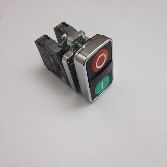 1pc Double-headed pushbutton switch Fits XB4BA73415 two flush Green Red 1NO/NC