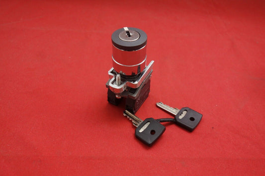 1PC 22mm Key switch 3 Position Stay put Fits Metal XB4BG33 Maintained 2NO