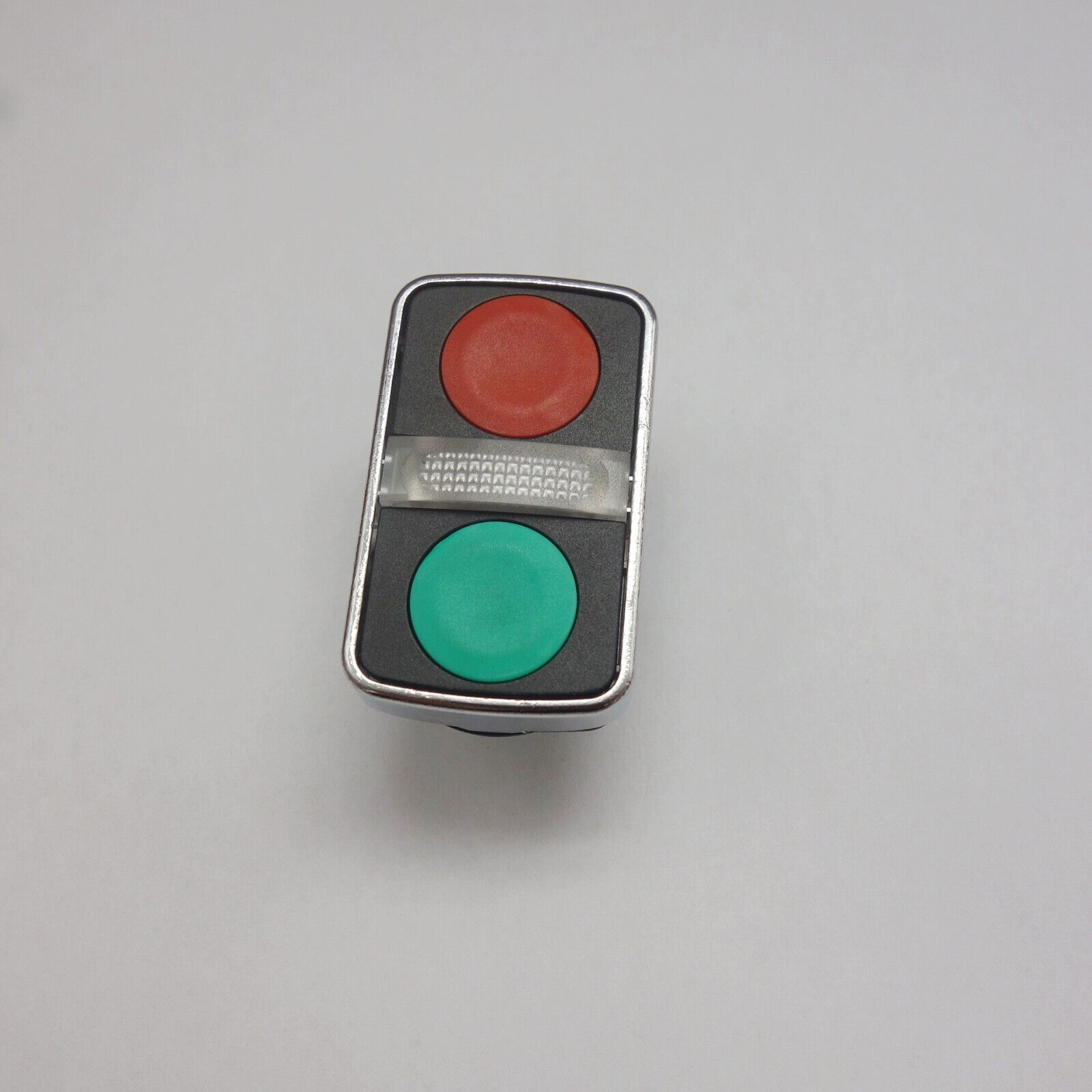 1PC 22MM Red and Green DOULE-HEADED middle Clear Switch head FITS ZB4BW7A3740
