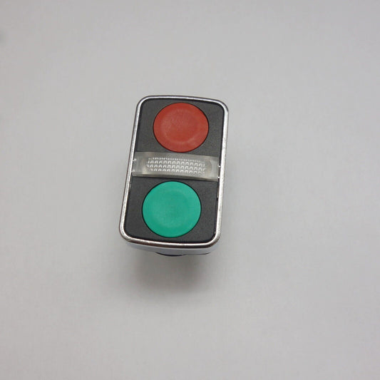 1PC 22MM Red and Green DOULE-HEADED middle Clear Switch head FITS ZB4BW7A3740