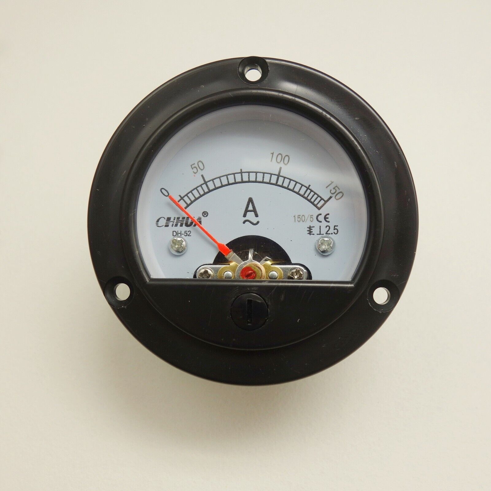 1pc AC 0-150 Round DH52 Analog Ammeter Current Meter 150/5A Transformer needed
