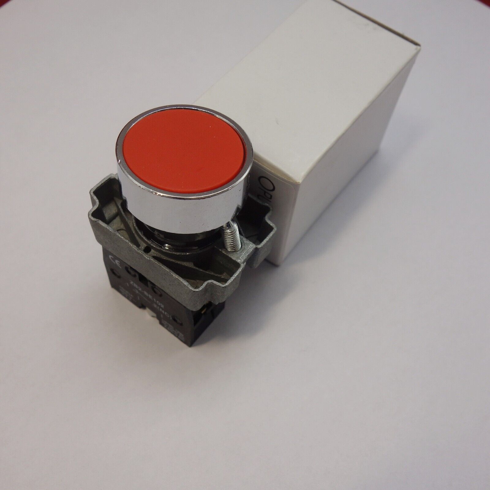 5PCS NEW FITS XB2BA42 RED 22MM RED Momentary PUSH BUTTON Switch