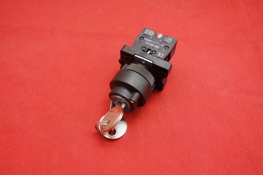 1PC FITS XB2 EG41 22MM 1NO 2 Positions Latching Key Select Selector Switch