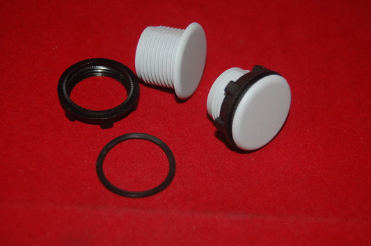 5PCS Plastic Circular Blanking Plug 22mm Fits ZB5-SZ3 Round Closing Plate Gray