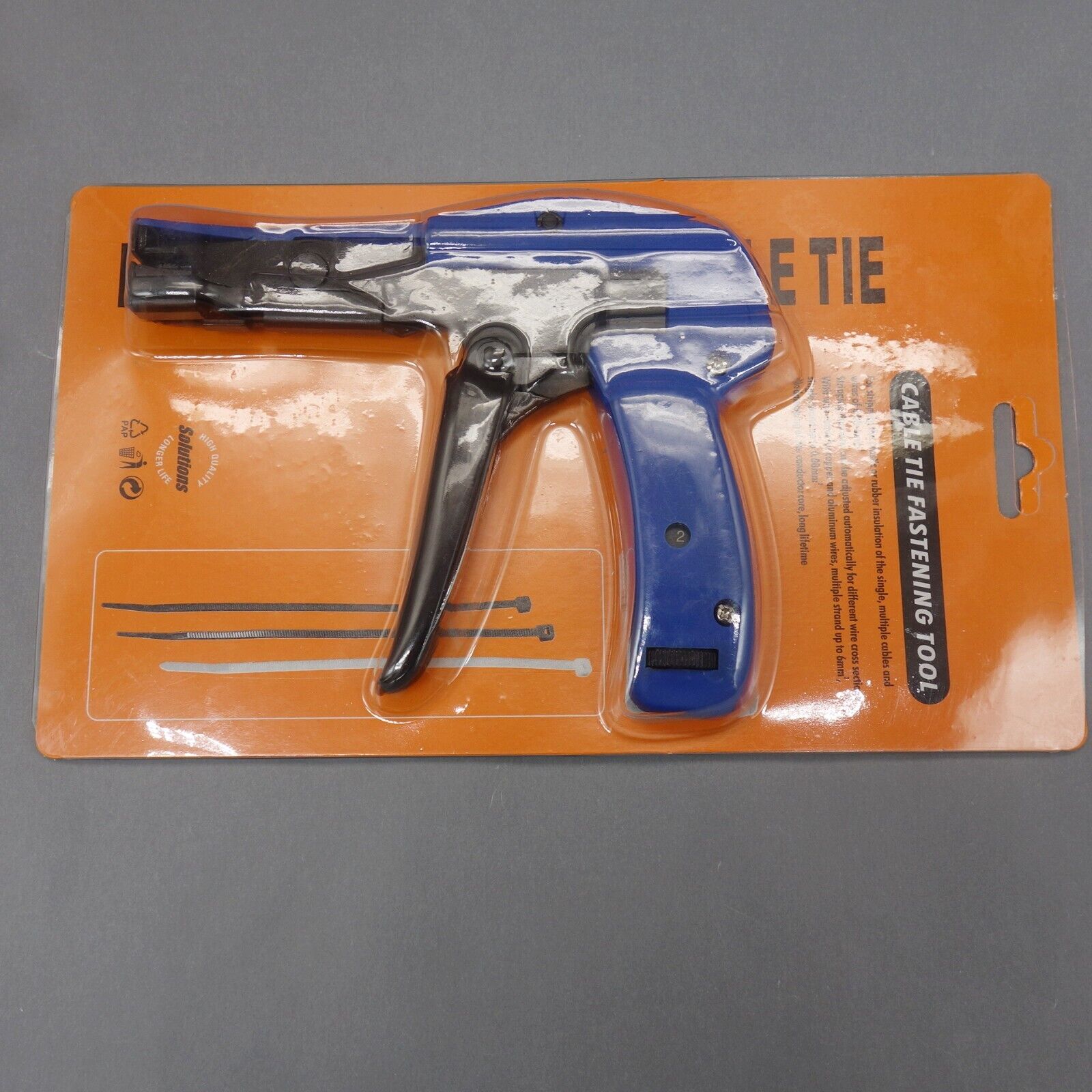 1PC NEW Fastening Tool for Cable Tie Applicable width 2.4-4.8mm(0.09"-0.19") HS