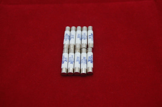 10pcs RO58 16A 6.3x31.5mm Ceramic Cylindrical fuse link gG 500V  time delay