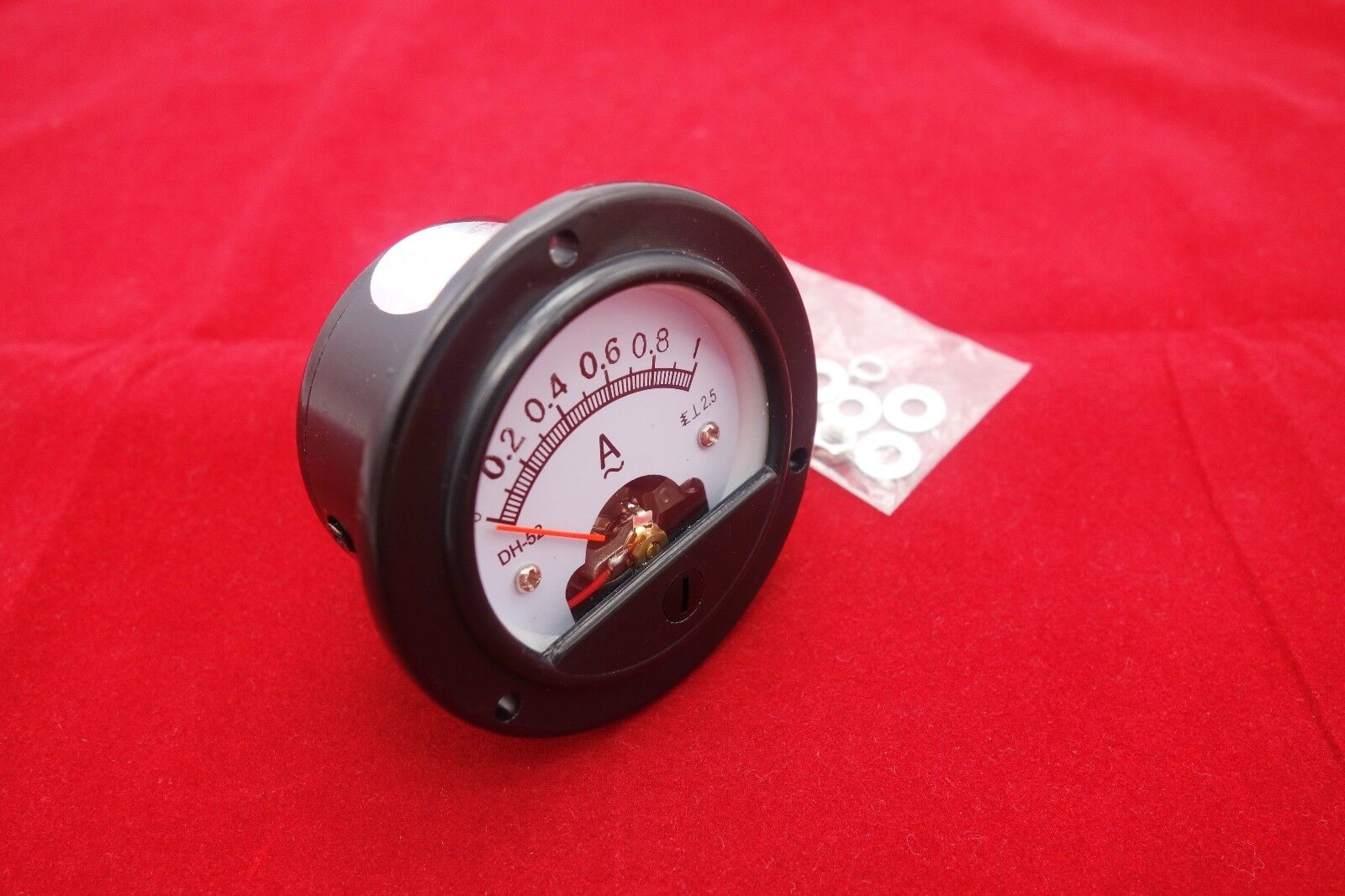 1pc AC 0-1A Round Analog Ammeter Panel AMP Current Meter Dia. 66.4mm DH52