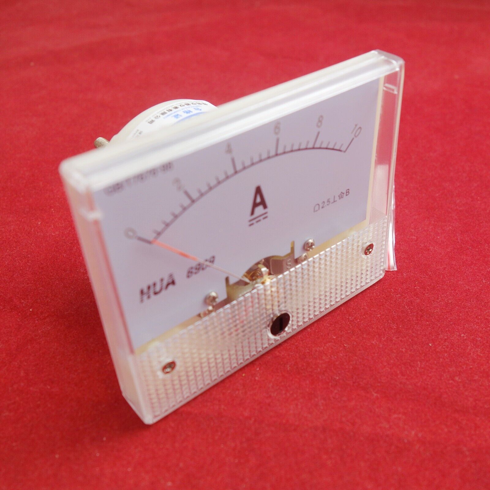 1PC DC 0-20A Analog Ammeter Panel AMP Current Meter 80*65MM 69C9 direct Connect