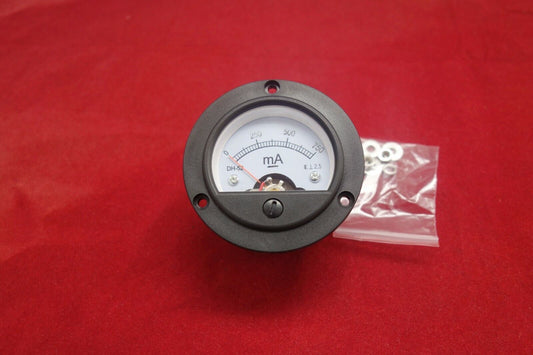 DC 0-750mA Round Analog Ammeter Panel Current Dia. 66.4mm DH52 direct connect