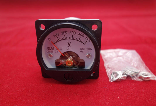 1pc AC 0-500V ROUND Analog Ammeter Panel AMP Current Meter SO45 directly Connect