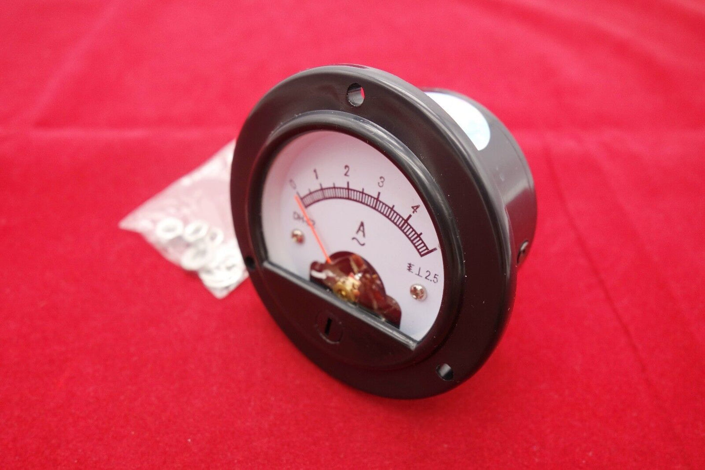 1pc AC 0-5A Round Analog Ammeter Panel AMP Current Meter Dia. 66.4mm DH52