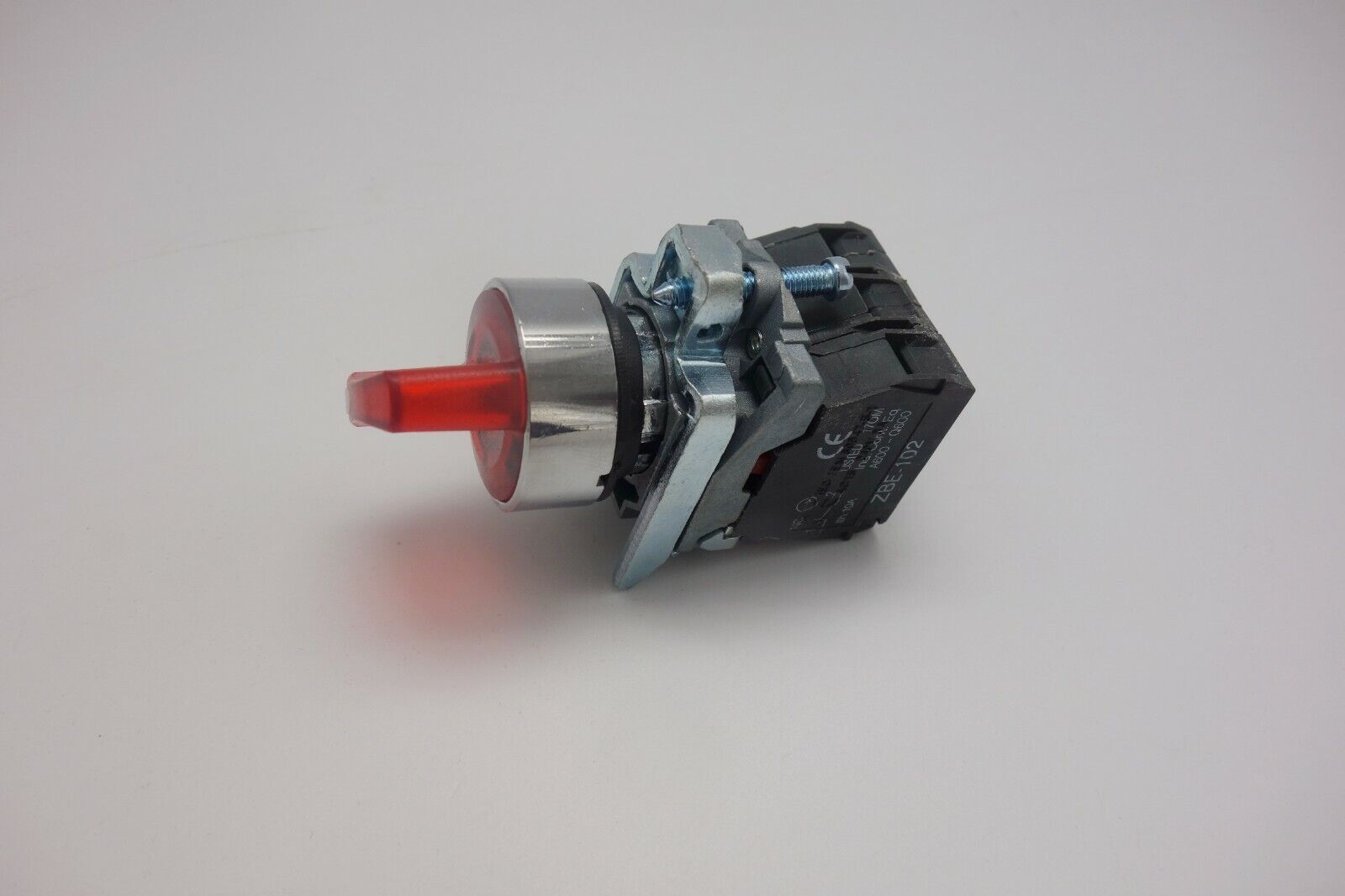 1PC 22mm ILlUMINATED Selector switch 2 Position Fits RED XB4BK124G5 110V LED