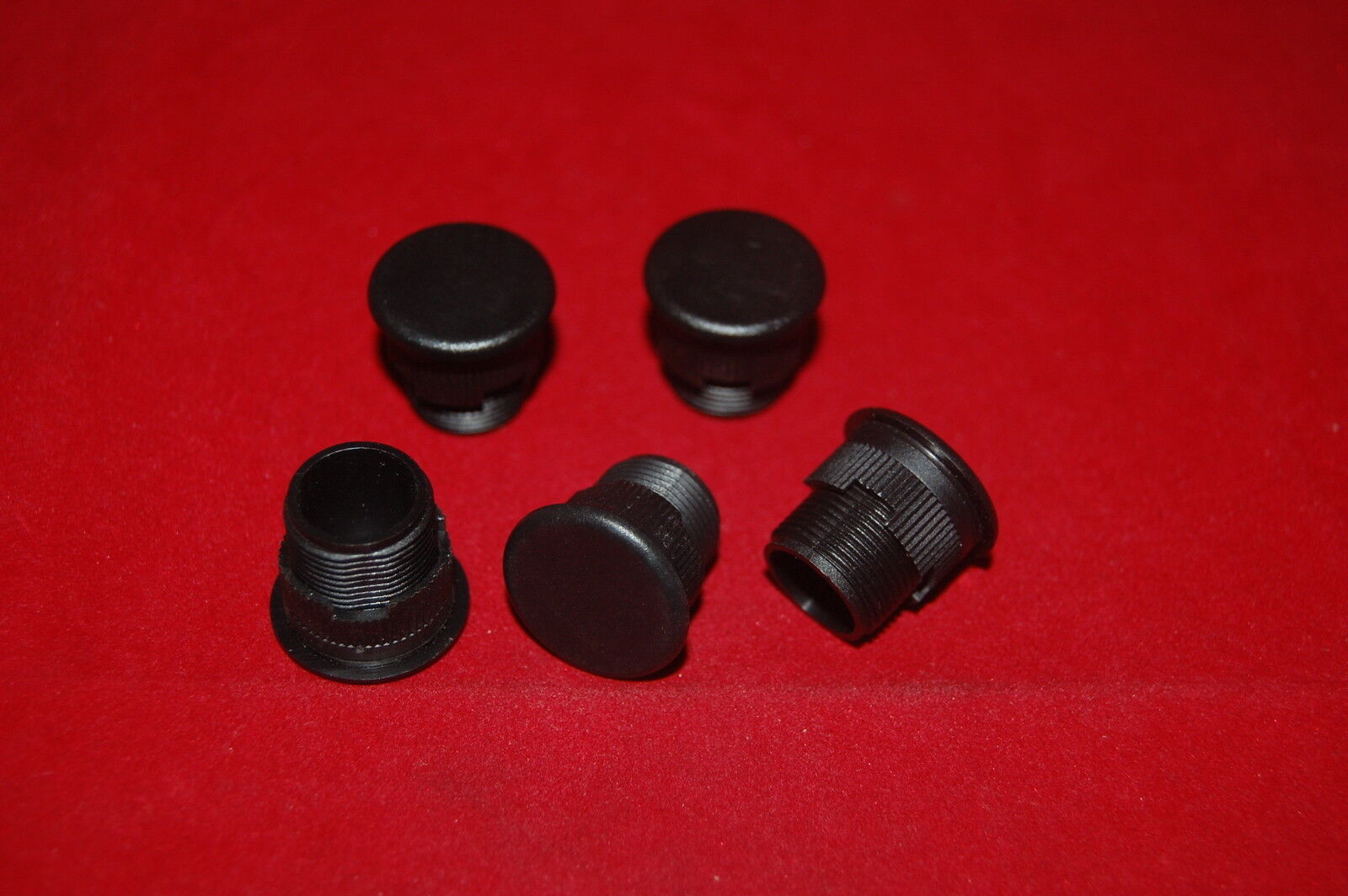 5PCS Plastic Circular Blanking Plug 16mm Fits ZB6 Y005 Flush mounting kit Black