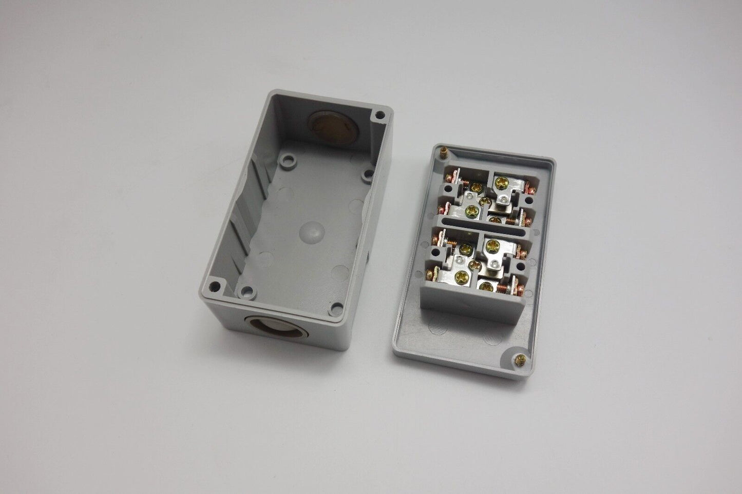 1PC PB-2 10A Plastic ON OFF Momentary POWER PUSH BUTTON SWITCH BOX FITS TPB-2