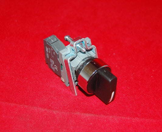 1PC 22mm Metal Maintained Select Selector switch 2 Position Fits XB4BD21 1NO