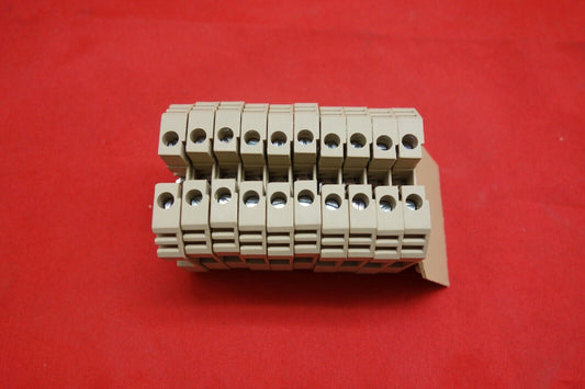 10PCS SAK/JXB 2.5EN Din Rail NS35 Type Combined Terminal block with one cover
