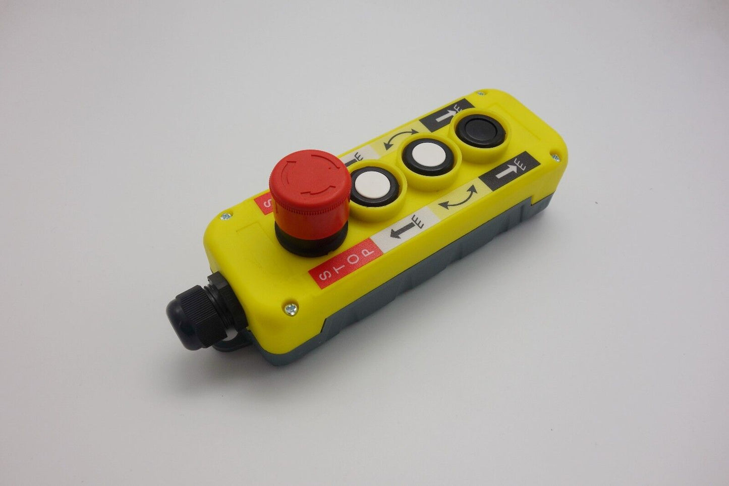 1PC 3 Buttons with Emergency Stop Hoist And Crane Pendant Control Station COP