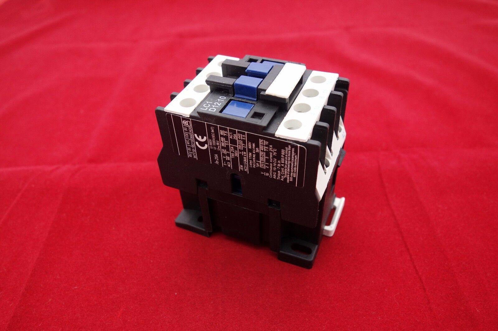 1PC FITS OLD TYPE LC1-D1210 AC CONTACTOR 12A COIL 220 AC 50/60HZ