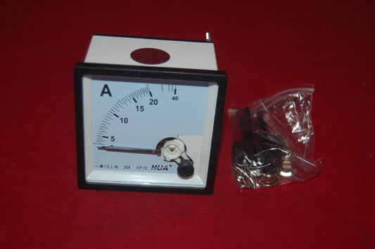 AC 0-20A Analog Ammeter Panel AMP Current Meter 72*72mm directly Connect