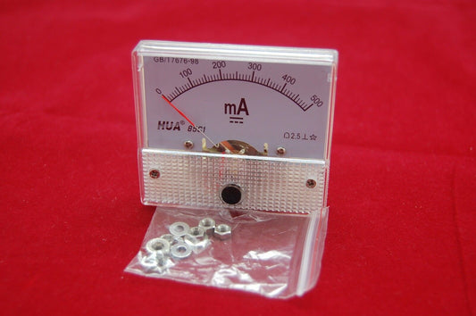 DC 500mA Analog Ammeter Panel Current Meter 85C1 0-500mA DC directly Connect