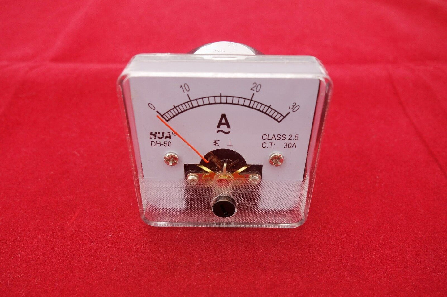 AC 30A Analog Ammeter Panel AMP Current Meter 50*50mm 0-30A directly Connect