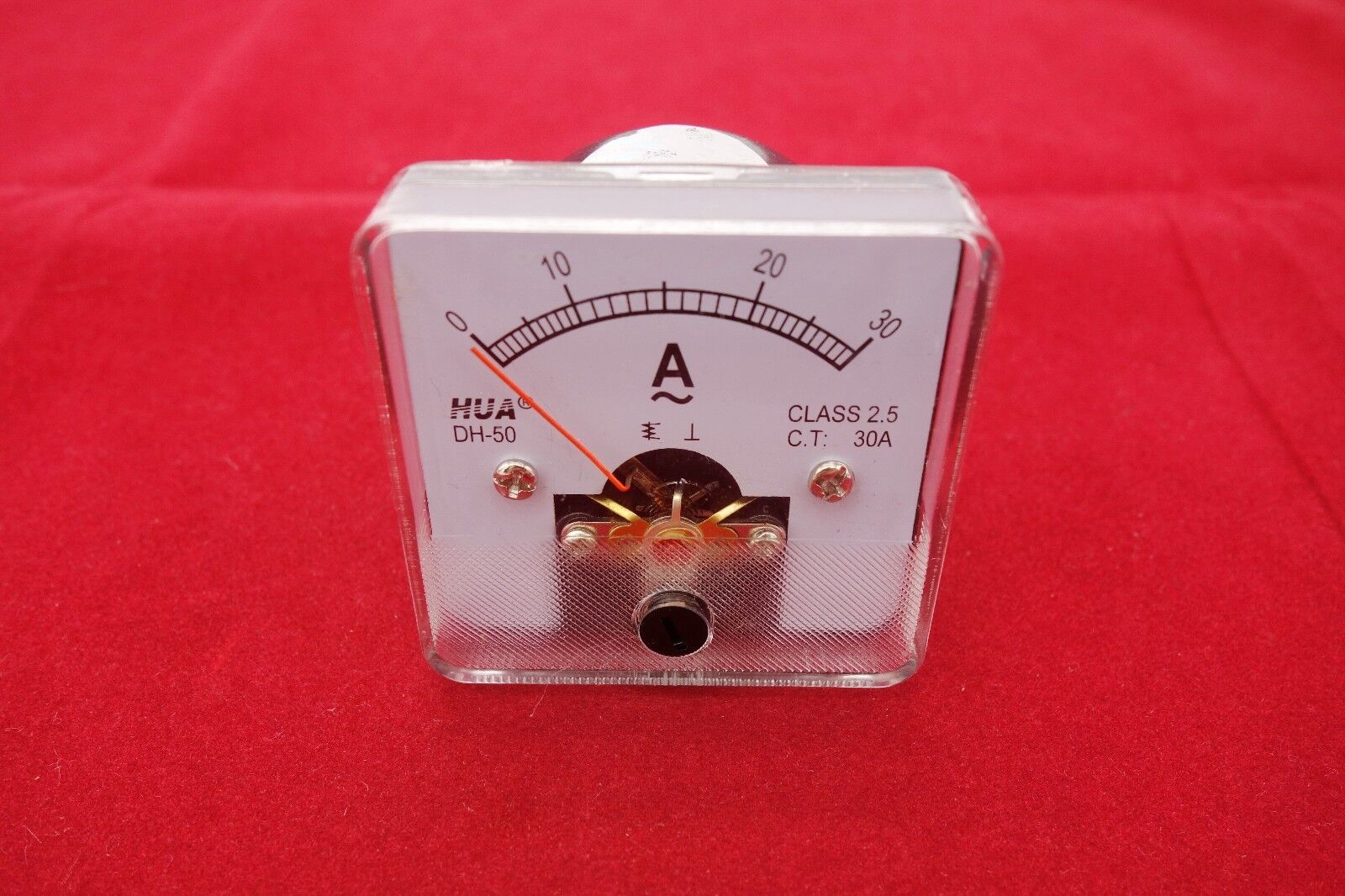 AC 30A Analog Ammeter Panel AMP Current Meter 50*50mm 0-30A directly Connect