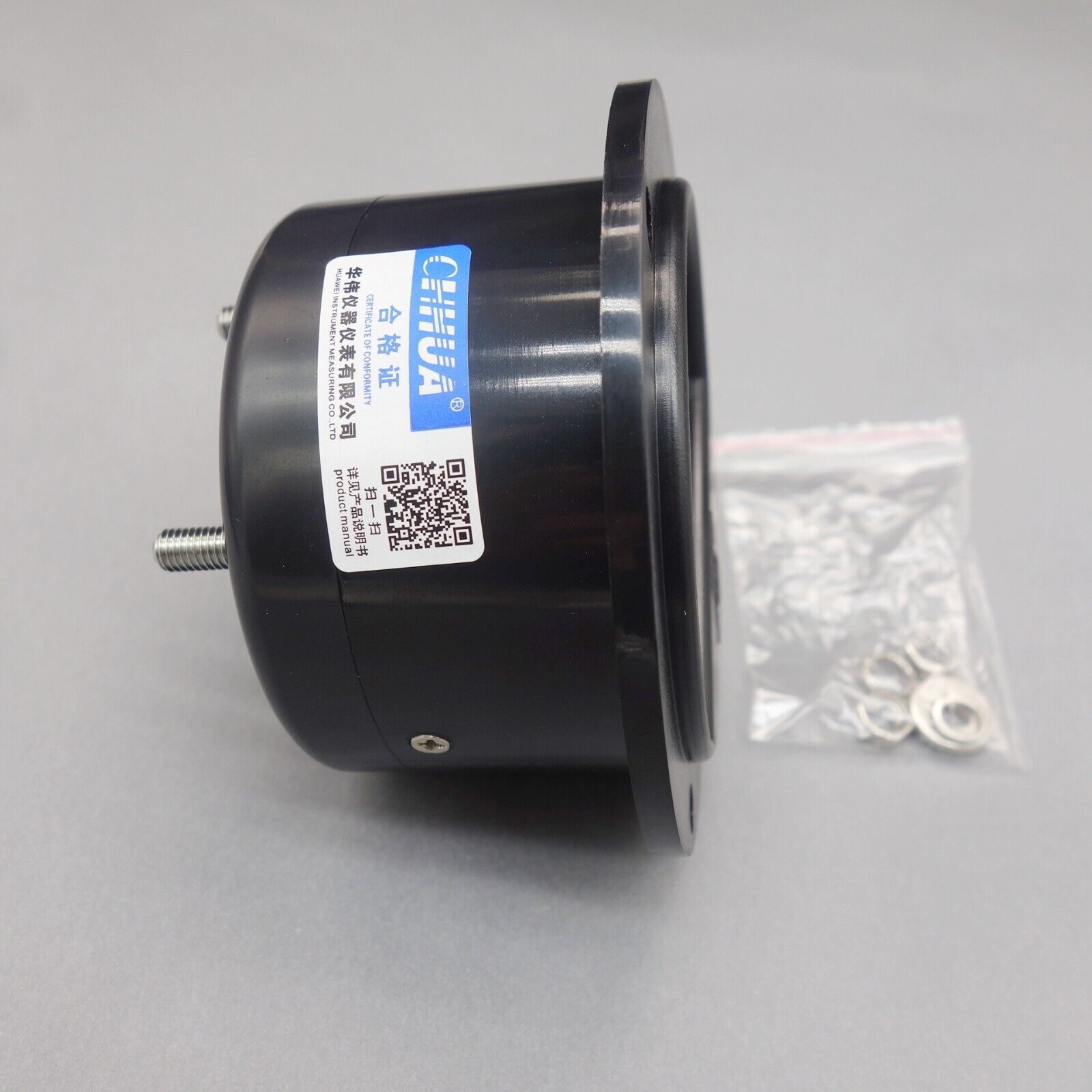 DC 30A Round Analog Ammeter Panel AMP Current Meter Dia. 90mm Direct Connect
