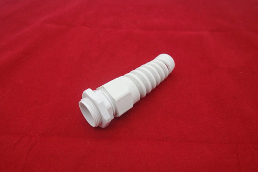 5PCS Gray Spiral Cable Gland PG7 Cable Range 3-6.5MM Nylon IP68 Waterproof