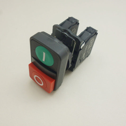 1pc Double headed pushbutton switch Fits XB5AL73415 flush Green Extended Red