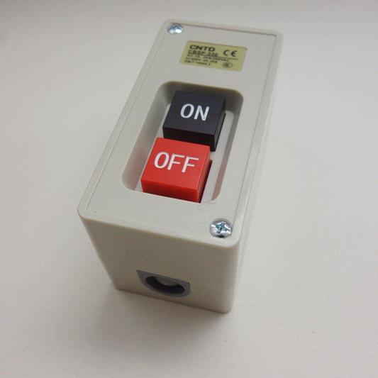 1PC 3 PHASES 3.7KW 30A ON/OFF Self-Locking POWER PUSHBUTTON SWITCH Fits TBSP330