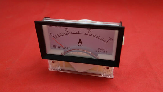 1PC AC 0-150A Analog Ammeter Panel AMP Current 69L17 with mounting bezel
