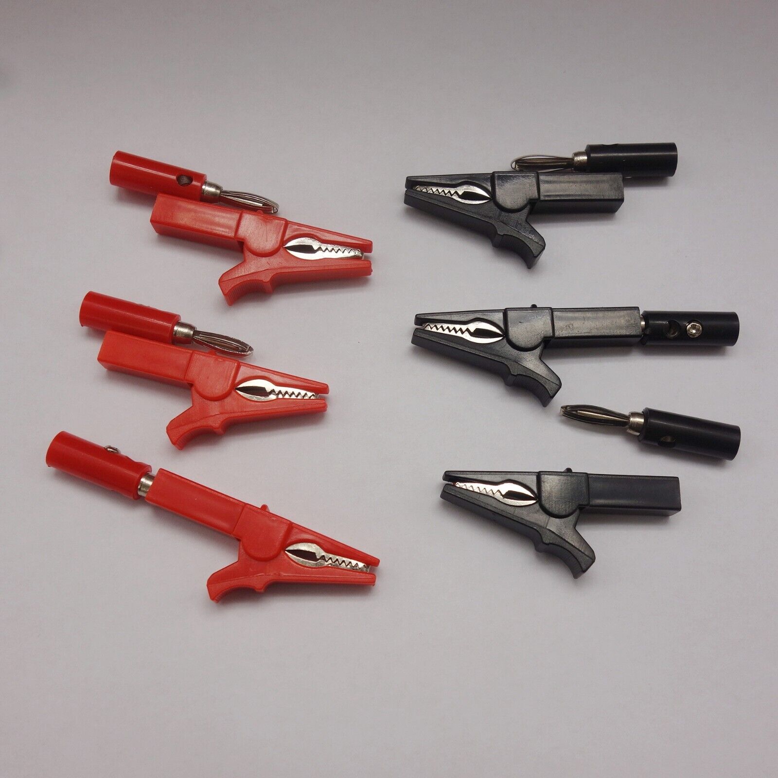3 Pairs Crocodile/ Alligator/ Electrical Clips 55mm (2.16") Length with terminal