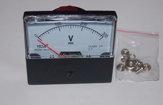 1PC DC 0-300V Analog Voltmeter Panel Voltage Meter  670 67*70mm directly Connect