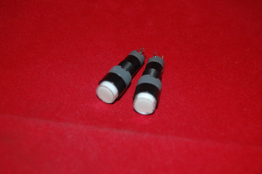 5PCS 10MM White  Light  ROUND LED ILLUMINATED Pilot Lamp 12V DC/AC 2 PINS