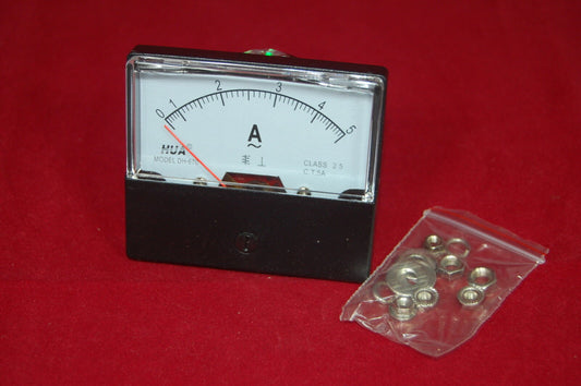 1PC AC 0-5A  Analog Ammeter Panel AMP Current Meter 60*70MM directly Connect