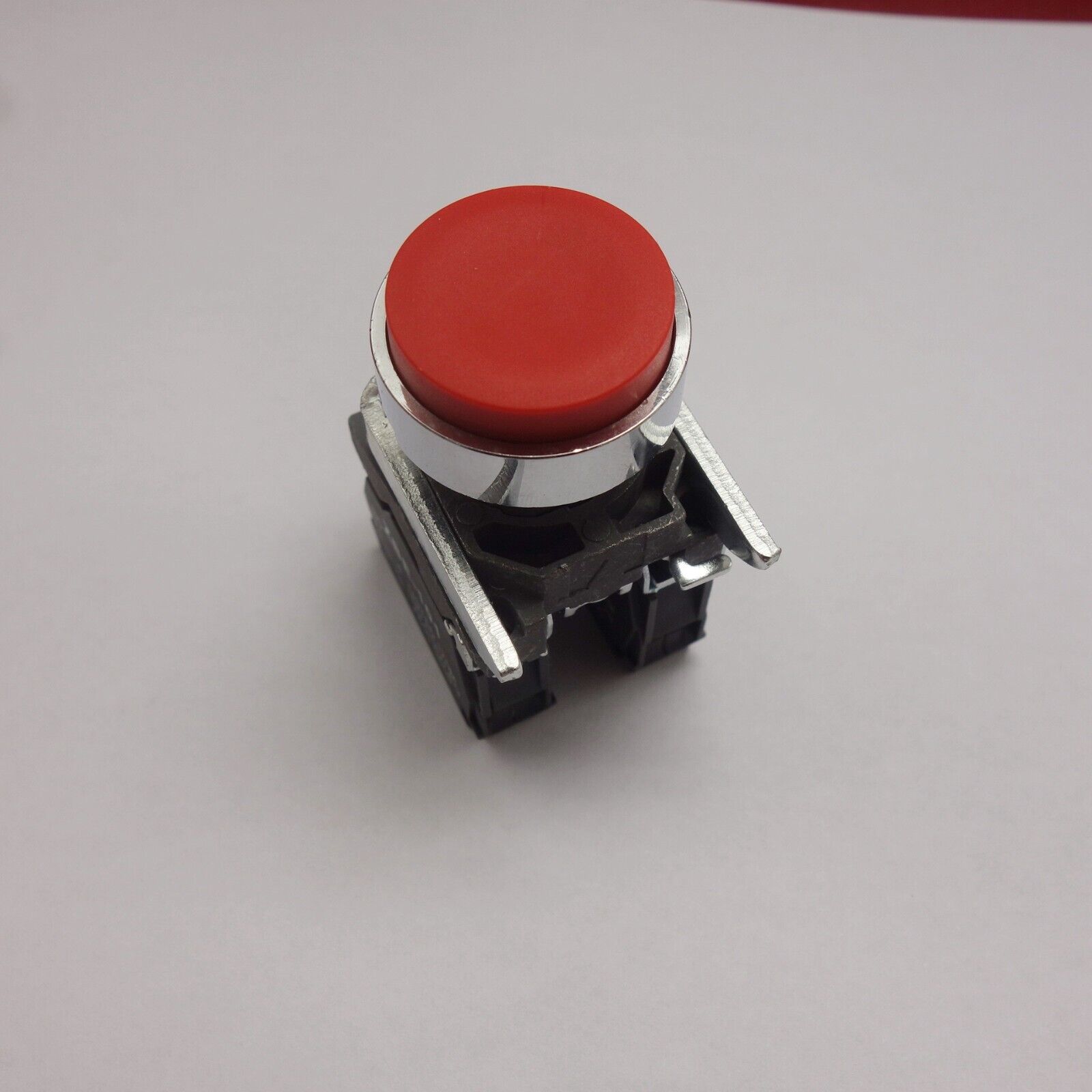 1PC 22MM Metal PUSH BUTTON SWITCH FITS XB4BL45 RED 1NC/1NO Projecting push