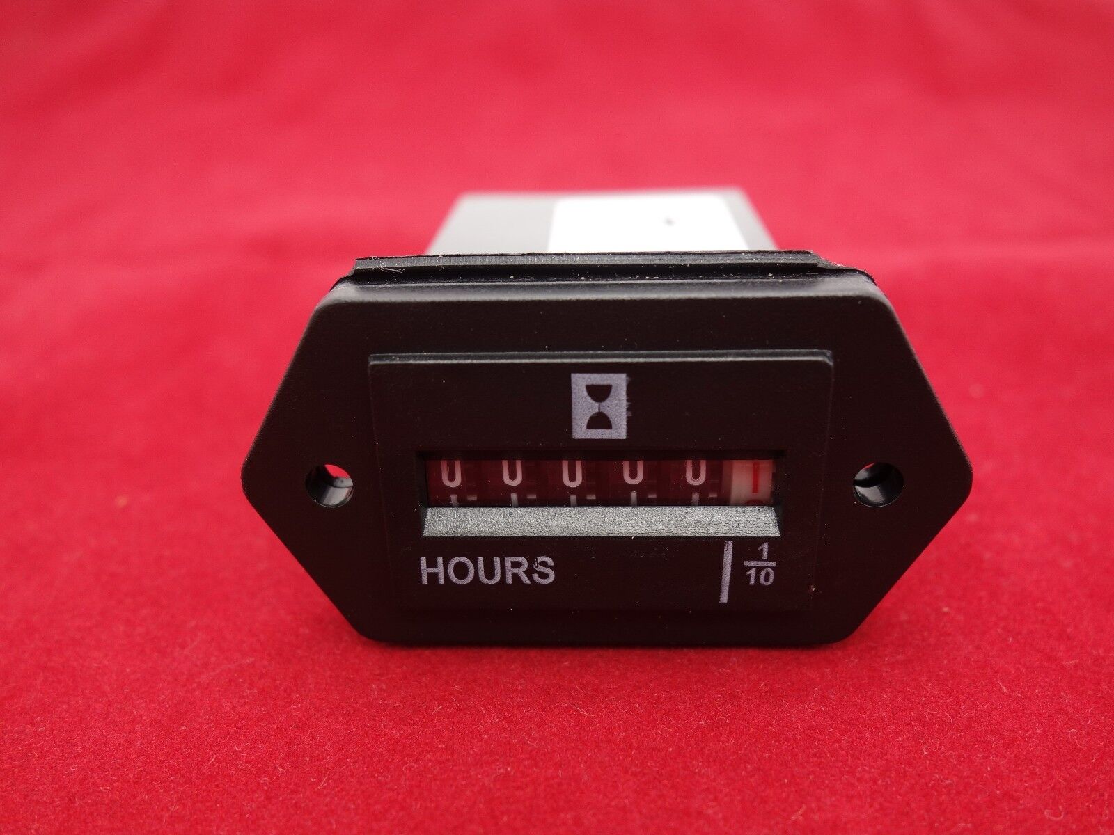 1PC hours meter 1/10(99999.9) Panel Ctutout 37*24mm 100-250V AC