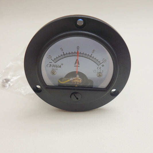 1PC DC Minus Zero Plus -10A-+10A Analog DH52 Analogue Ammeter AMP Panel meter